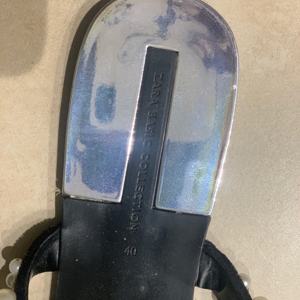 Zara Velvet Pearl Sandals - Picture 8 of 10